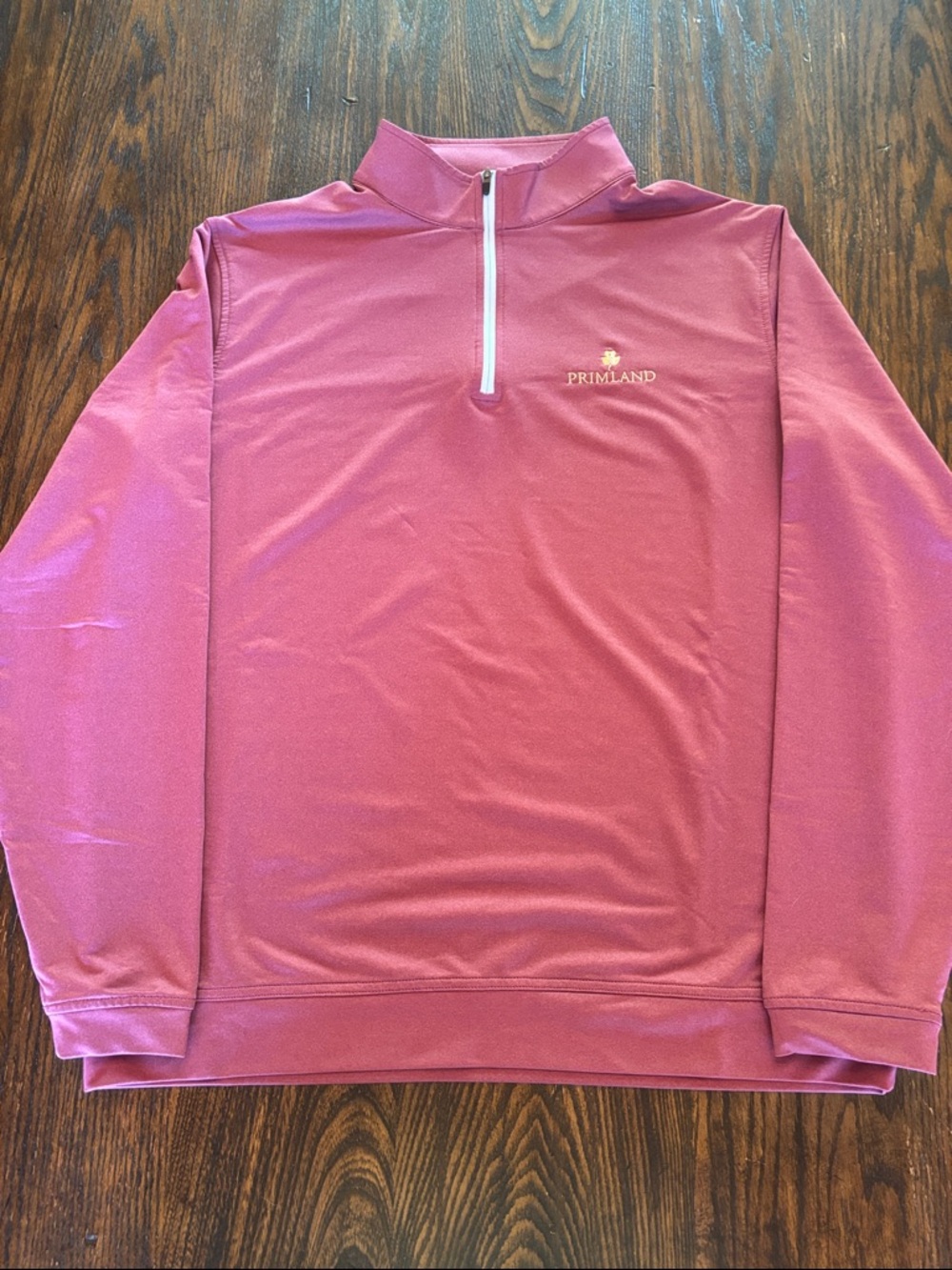 Peter Millar Burgundy 1/4 Zip Pullover